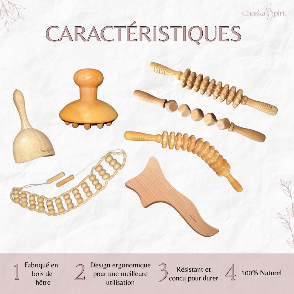 Kit madérothérapie 7 pièces