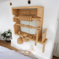 Présentoir en Bois  pour Outils de Maderothérapie